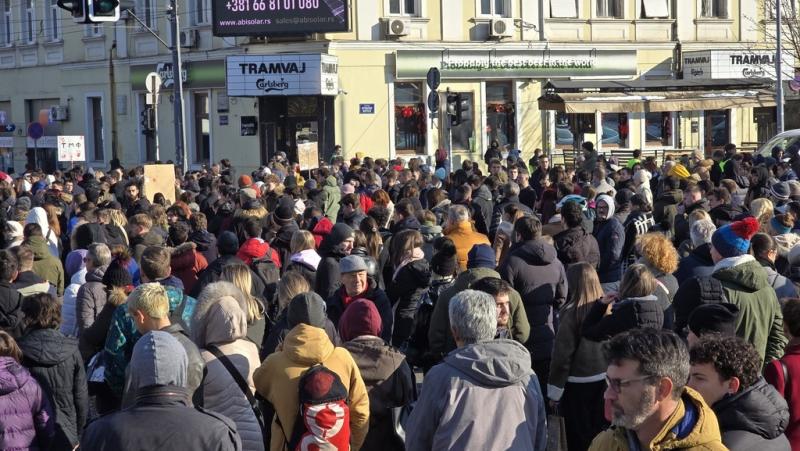 A belgrádi egyetemisták szilveszter éjjelén demonstrációt szerveznek: 