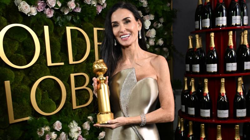 Fedezd fel a Golden Globe leglenyűgözőbb ruhakölteményeit: Demi Moore ragyogása lenyűgöző - nézd meg a fotókat! | Story