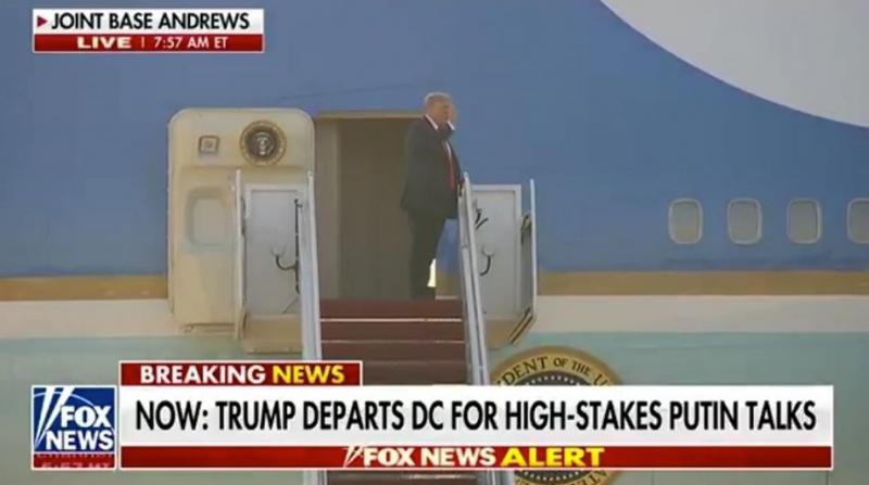 Nagy a tét! - hangoztatta Trump, miközben útnak indult az alaszkai csúcstalálkozóra | Vajdaság MA