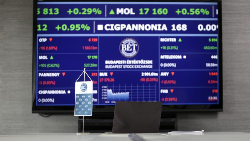 A magyar tőzsde eséssel zárta a napot.
